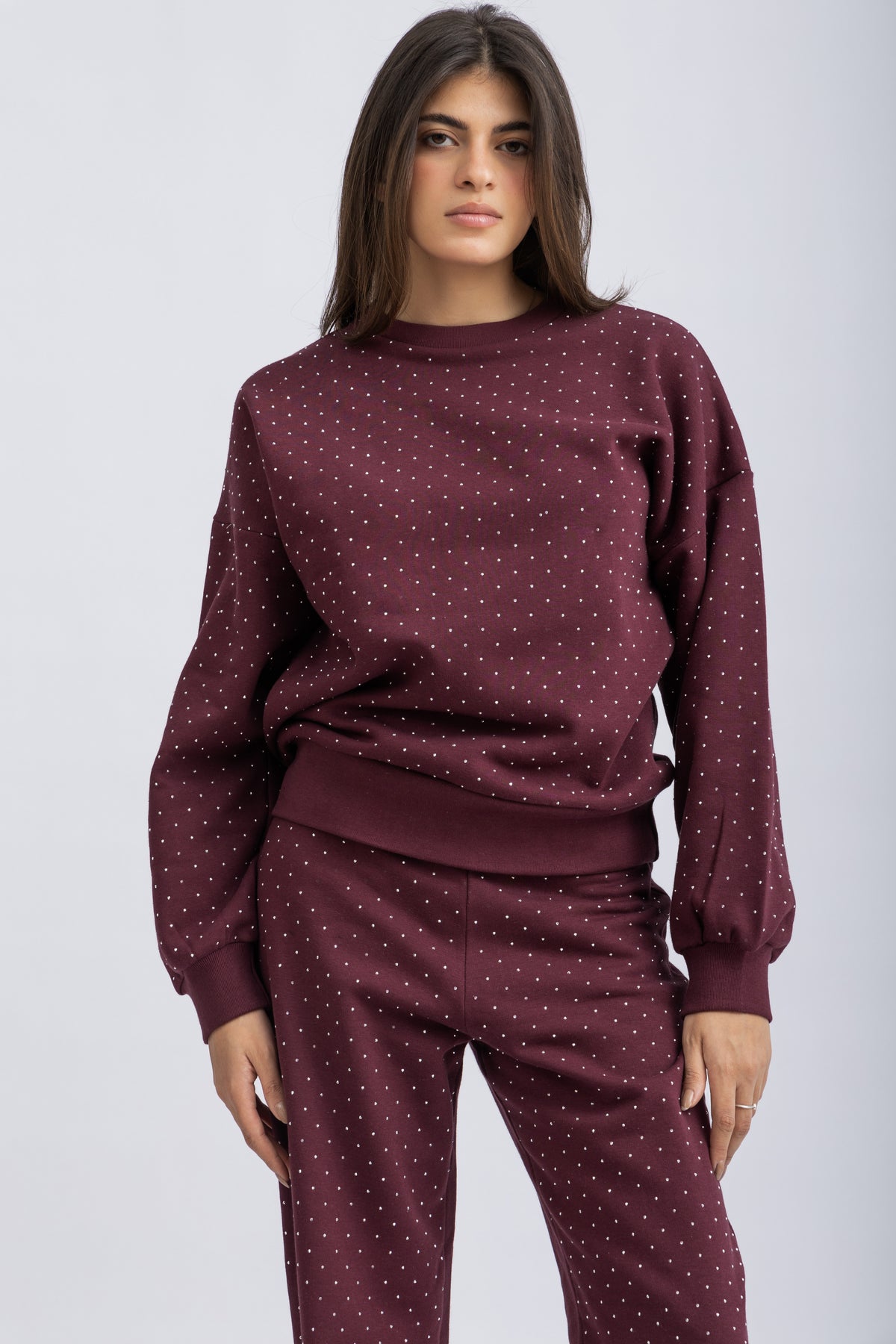 Burgundy  sweatshirt