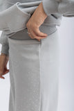 light gray sweatpants