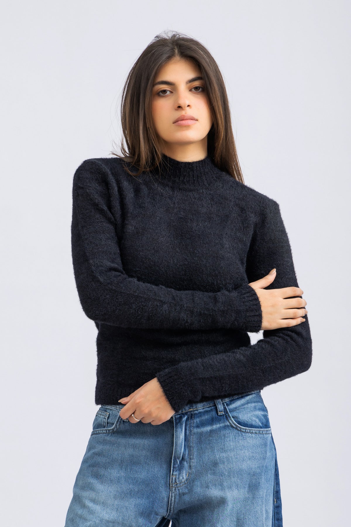 black long sleeve Pullover